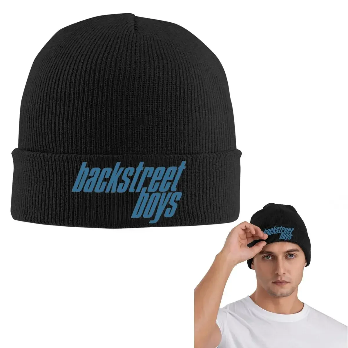 Backstreet Boys BSB Band Warm Knitted Cap Fashion Bonnet Hat Autumn Winter Outdoor Beanies Hats For Men Women Adult