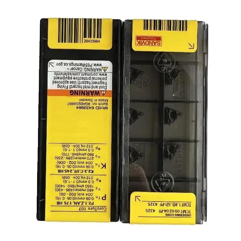 

SANDVIK-Coromant / TCMT090204-PF 4325 / 10 Pcs