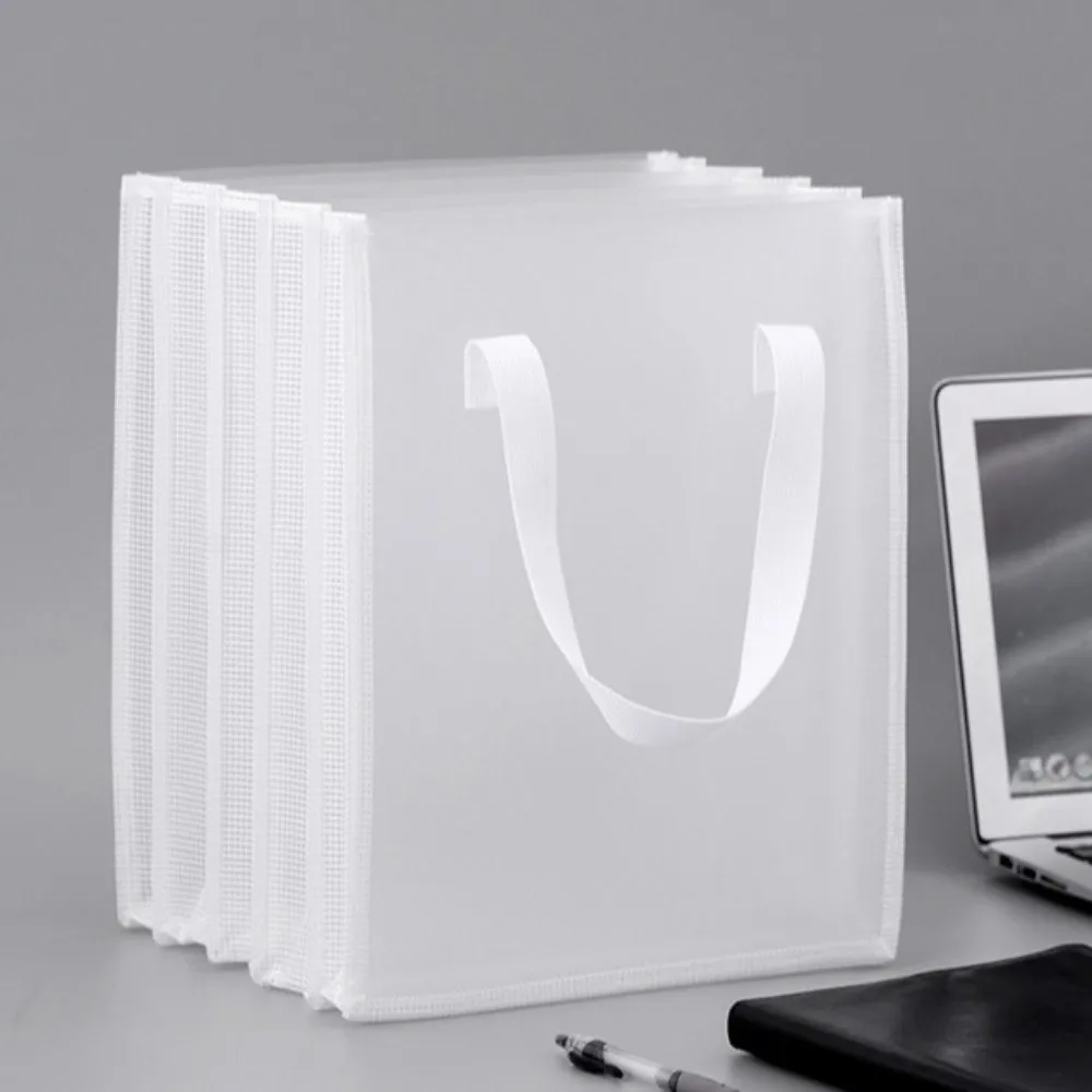 

5-layer A4 Layered File Handbag Stretchable Large Capacity Portable Documents Organizer Widened Data Bag