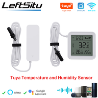 Tuya WiFi home thermometer and hygrometer Smart Home APP Monitoring With External Probe For Refrigerator Fish tank