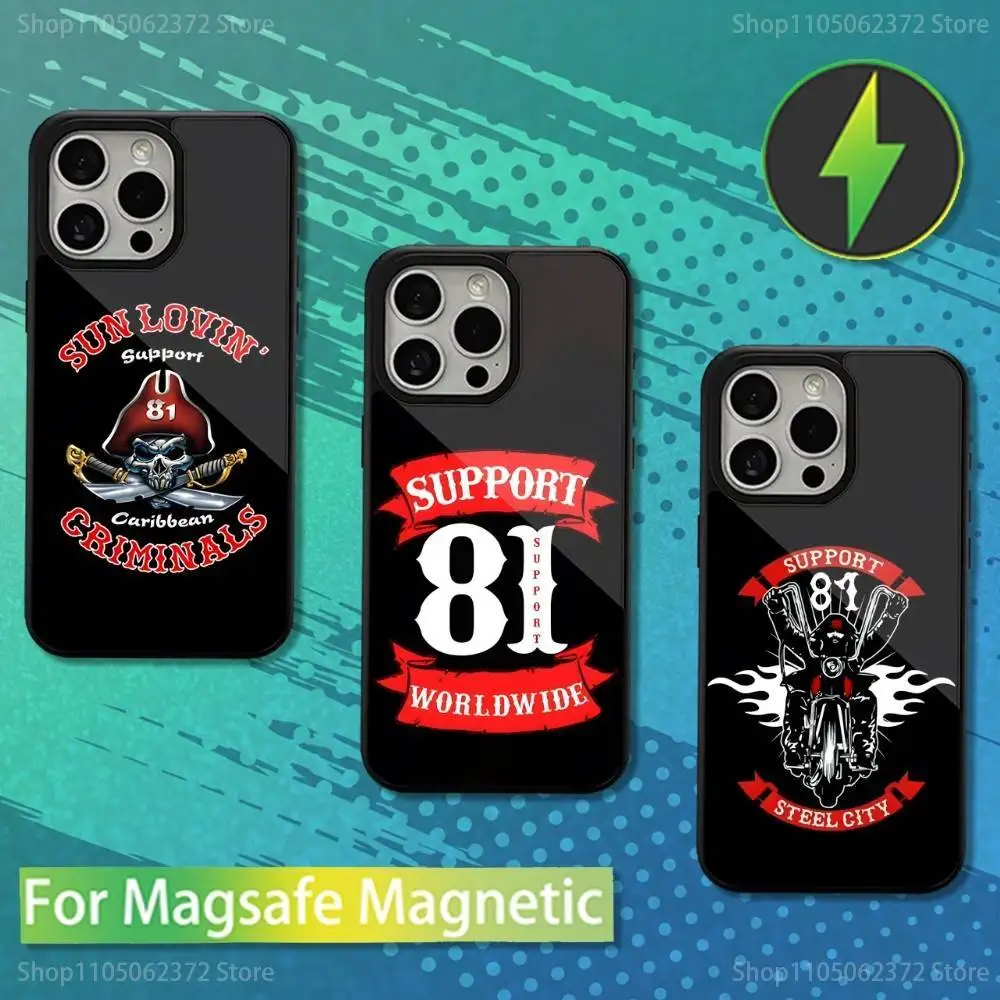 

Hells Angels Moto-81 Cool Phone Case For iPhone 16,17,15,14,13,12,11,Pro,Max,Plus,Mini,Magsafe,Magnetic Wireless Charging Case