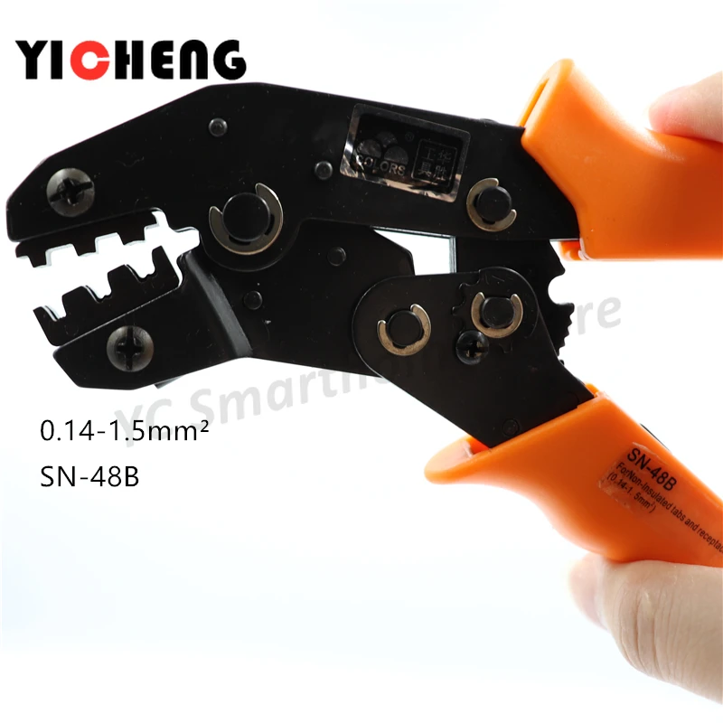 SN-28B/SN-48B Orange / blue European bare terminal crimping pliers crimping tools 2.8mm 4.8mm plug spring SN28/SN48B