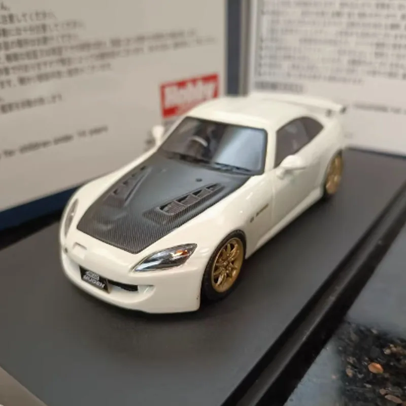 

1:43 Scale Unlimited S2000 AP1 White Simulation Toy Sports Car Model Classic Collection Static Decoration