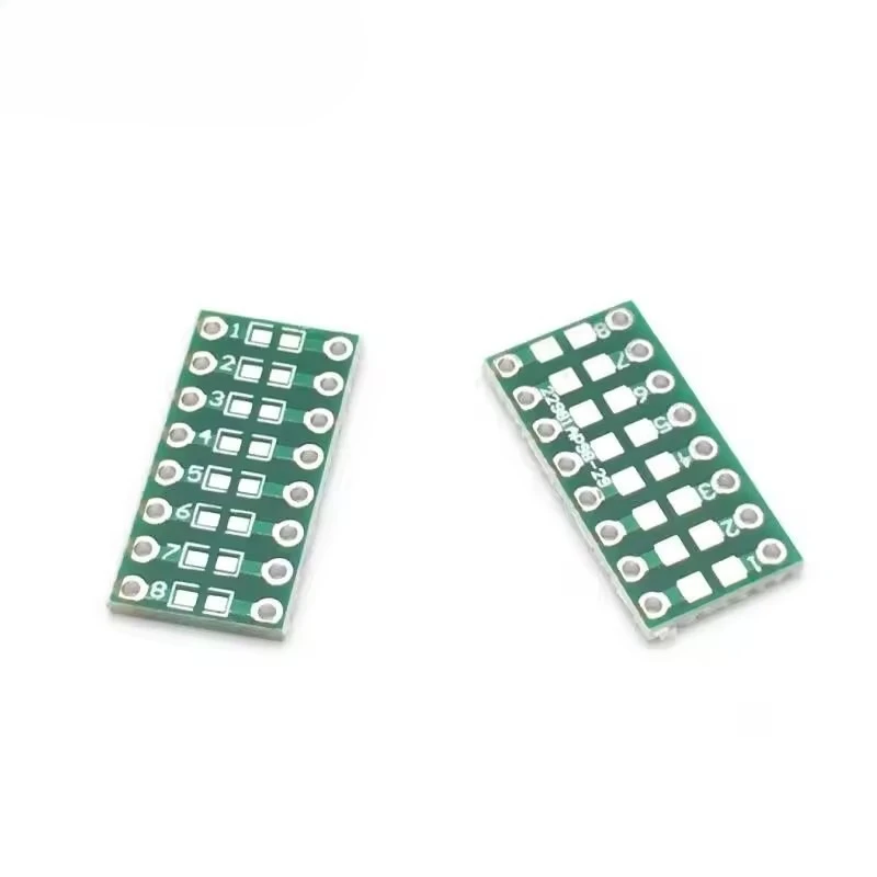 10pcs 0402/0603/0805 SMD To DIP Adapter Board FR4 PCB 2.54mm Pitch SMT Resistor Capacitor LED Pin Conversion Breakout Board
