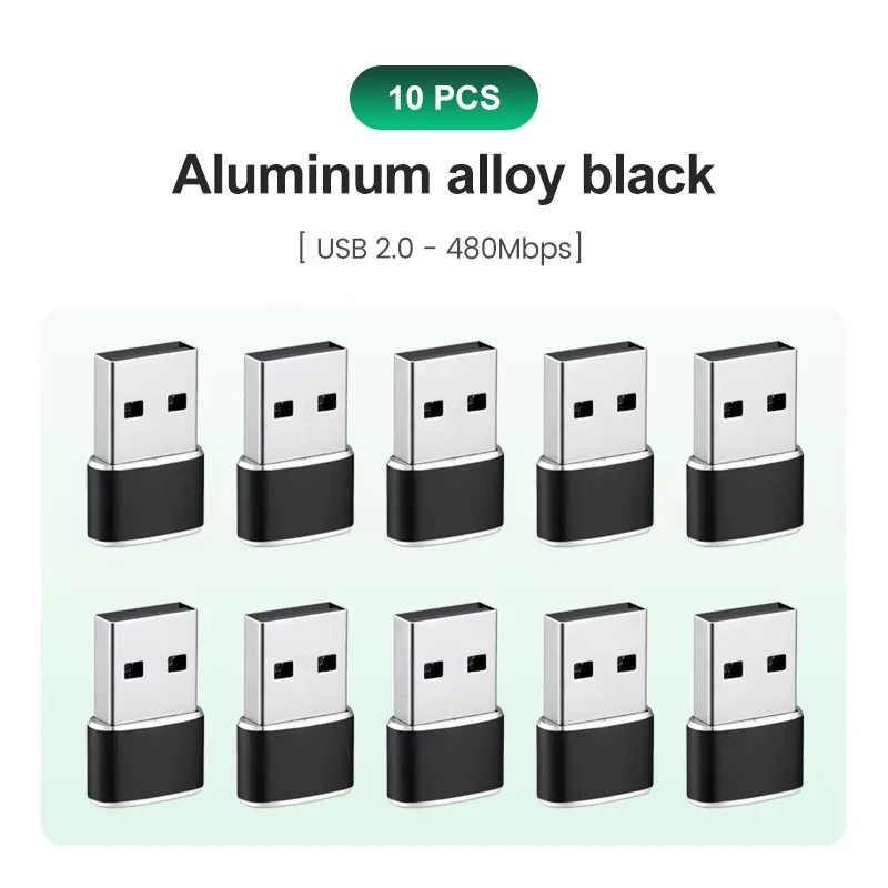 USB naar USB C-adapter voor iPhone 17 USB C Female naar USB Male Autolader Adapter Type C Converter voor Apple 16 voor Samsung Galaxy