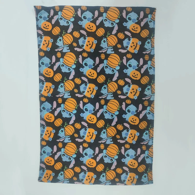 Toalla de mano de algodón con estampado de dibujos animados de Disney Stitch, Mickey, Minnie, Jack, almohada facial, toallas de café, accesorios de