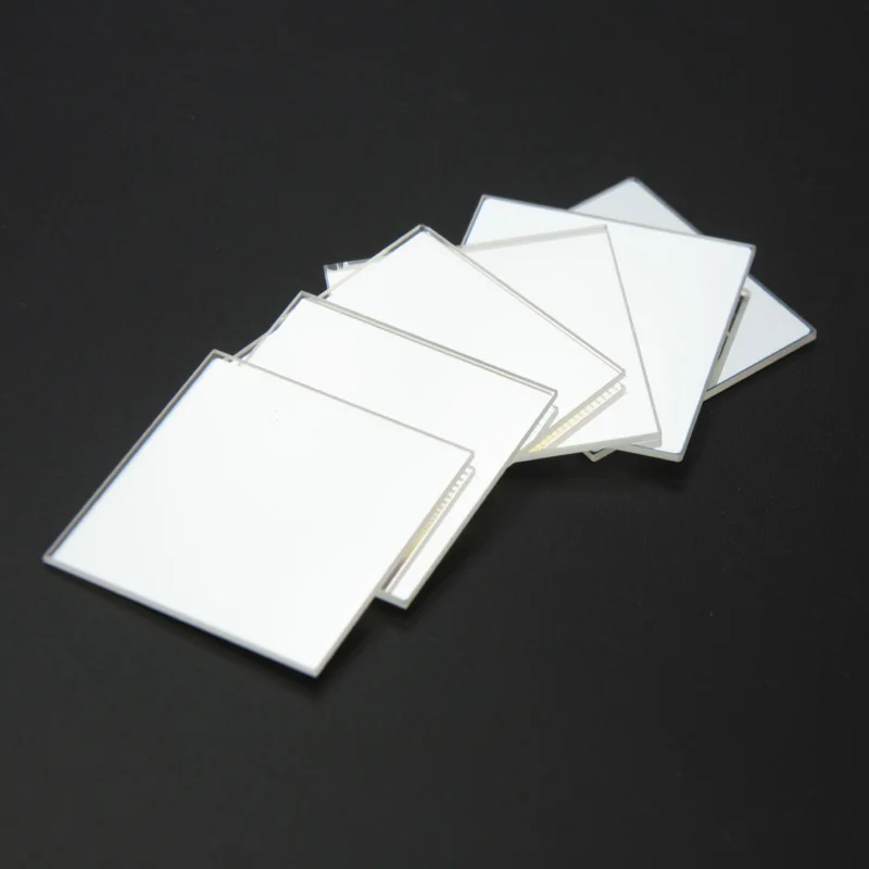 2pcs 35x35mm First Surface Mirror 1.1mm High Reflectivity 95% Front Surface Reflector for DIY Projector Scanner Optical System