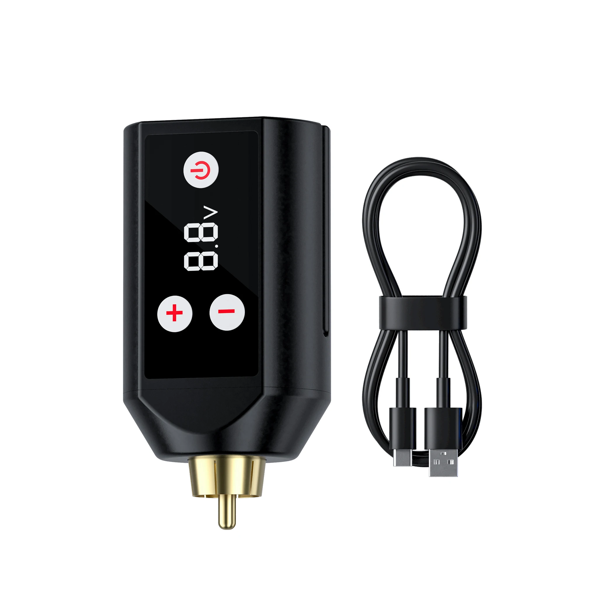 

DM Беспроводная батарея для татуировки Профессиональный источник питания Интерфейс RCA Батарея для татуировки 1200 мАч для роторной машины Быстрое зарядное устройство