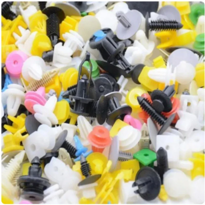 200/500pcs Universal Hybrid Car Bumper Engine Expansion Rivet Door Trim Panel Snap
