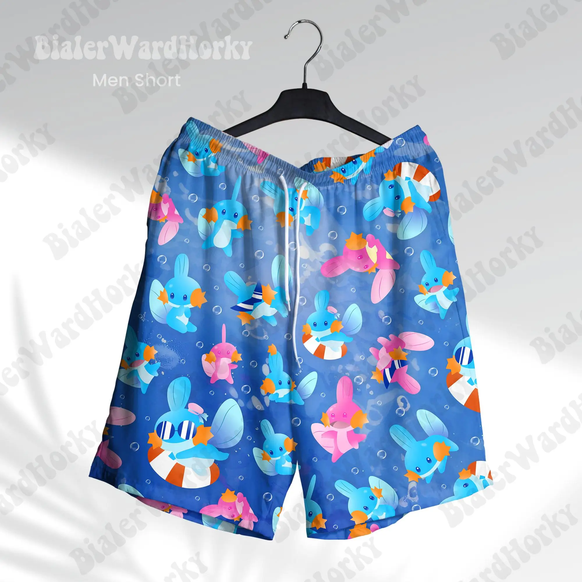 Mudkip Hawaiian Shirt Pokémon Anime Mudkip Grafik-T-Shirt Sommer Freizeit Herren-T-Shirt Kinderkleidung T-Shirt Y2k Frau ﻿ – Detail 6
