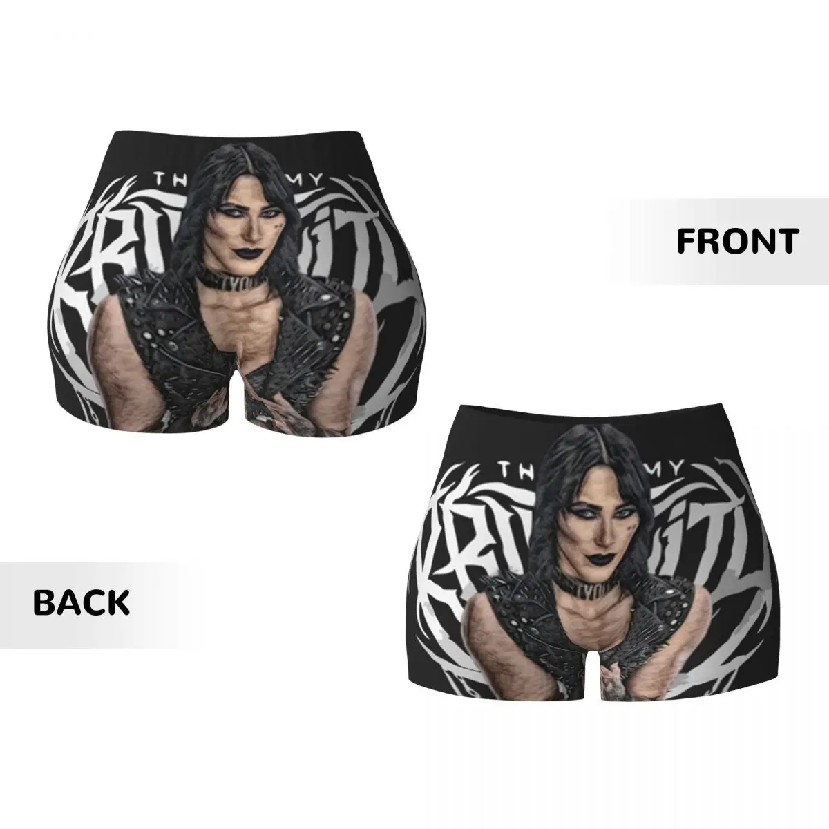 Custom Rhea Ripley Mami's On Top Women Gym Workout Running Shorts Athletic Volleyball Biker Yoga Shorts