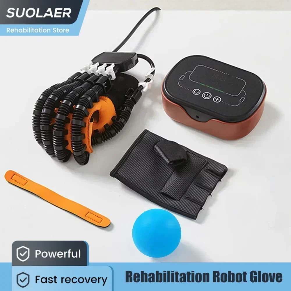 

Hand Training Robot Gloves Stroke Hemiplegia Finger Rehabilitation Trainer Physiotherapy Glove Hand Function Exercise RobotGlove