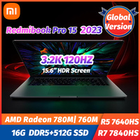 New Xiaomi RedmiBook Laptop Pro 15 2023 AMD Ryzen R7-7840HS/R5-7640HS CPU 3.2K 120Hz 15.6\