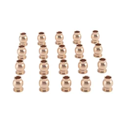 20Pcs M3 Link Rod Brass Ball Head Bearing Ends Joint Bolt Spare Parts for 1/10 1/8 RC Crawler Off-Road Car Accessories