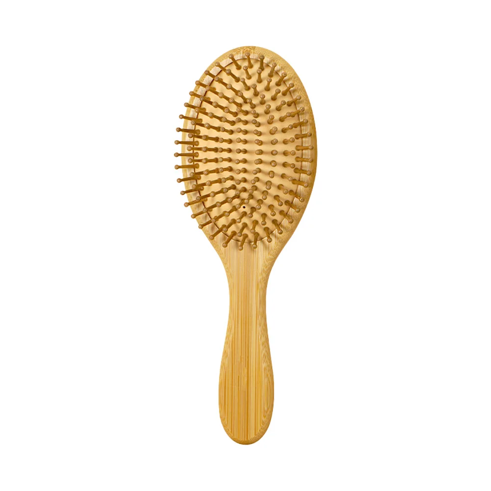 1-teiliges Premium-Haarbürsten-Set aus Bambus mit eleganter Geschenkbox, breitzahniger Entwirrer und Kopfhautmassagegerät für Männer/Frauen – Detail 5