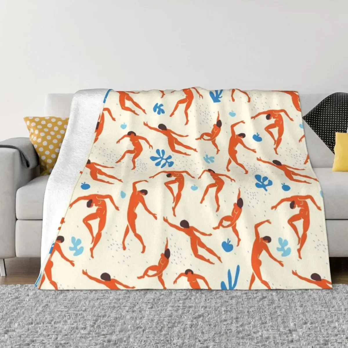 

Dancers - Inspired by Matisse Throw Blanket Hairys halloween Luxury Throw Blankets