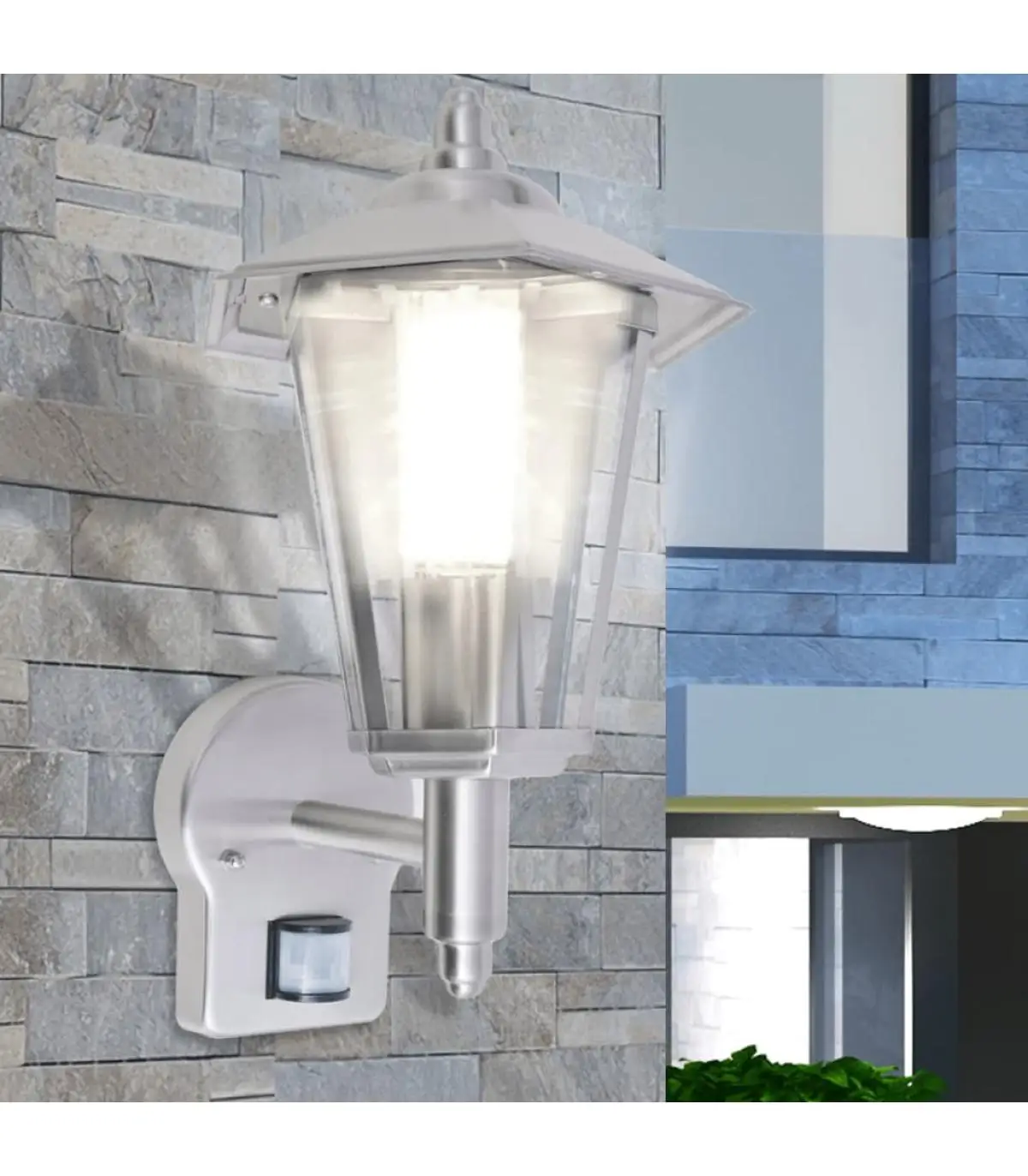 Outdoor Lighting Stainless Steel Body Sensor Outdoor Wall Lamp