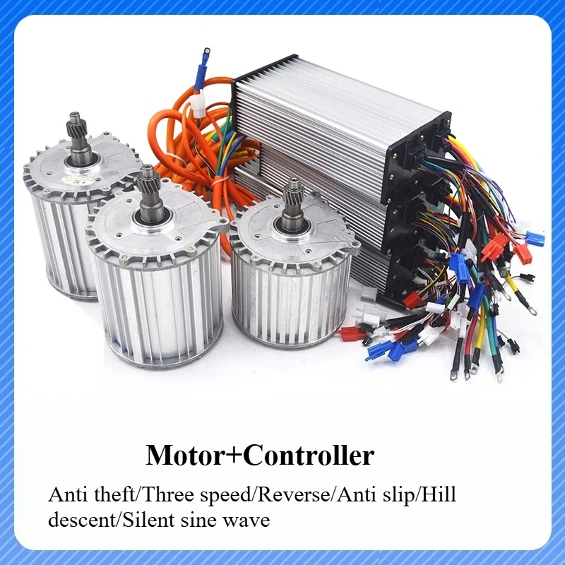 

Electric tricycle motor 60v-72v2500w permanent magnet synchronous sine wave vector four-wheel vehicle high-speed controller