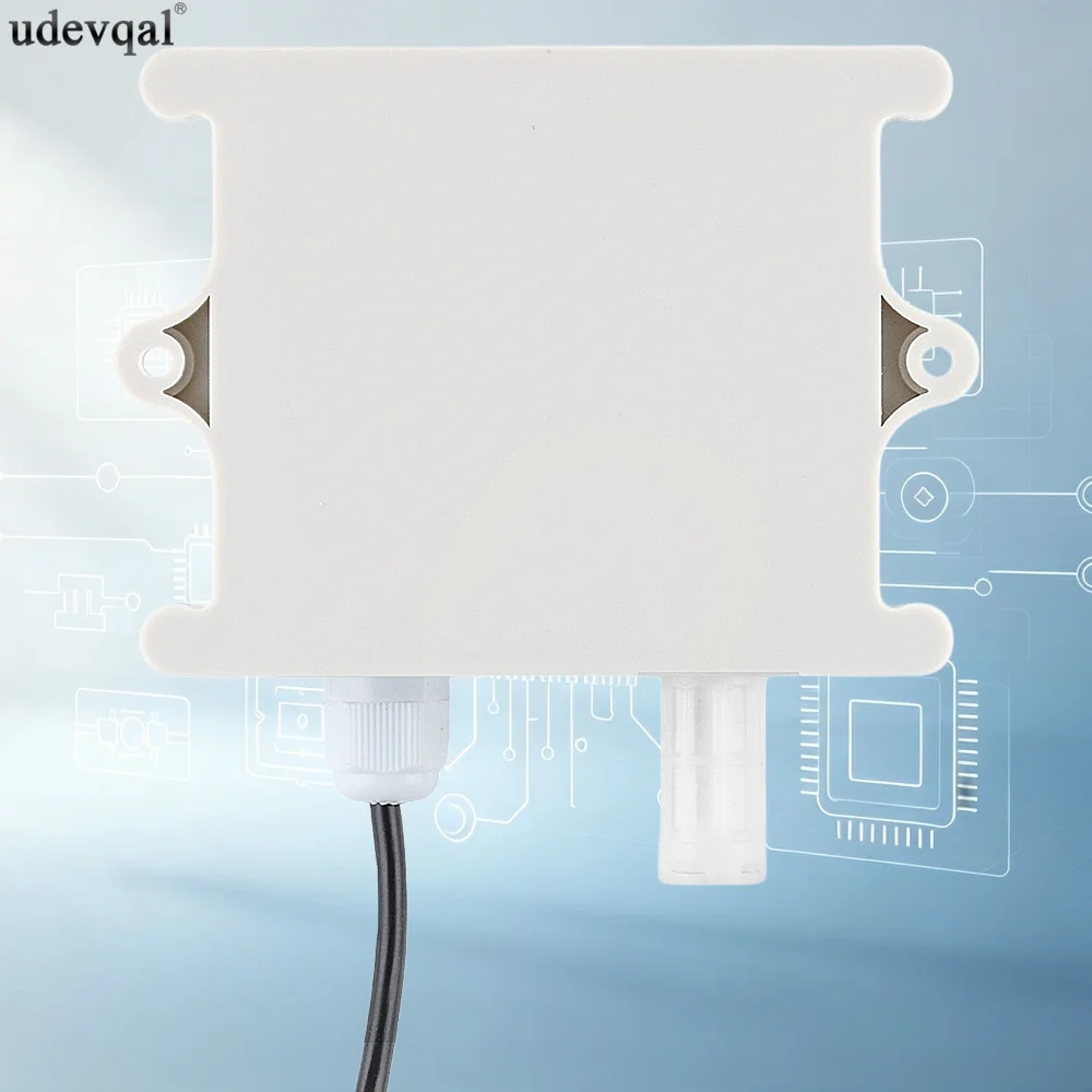 Wall-mounted Temperature Sensor Humidity Transmitter 12～24V DC -30～70℃ 0～100%RH RS485 4-20mA 0-5V 0-10V Output Signal