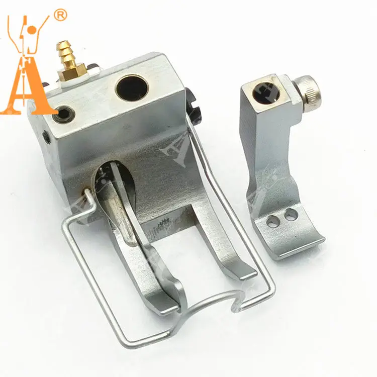 

Пневматическая лапка Durkopp с левым ограничителем давления для двухигольной швейной машины Durkopp 867 с пневматическим механизмом левого ограничителя и функцией обработки края, модель 2860