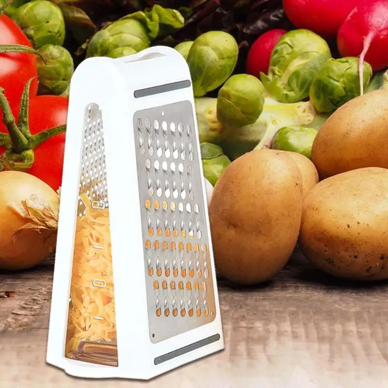 

Cheese Grater Vegetables Shredder Fruits chopping tool Stainless Steel 2 Sided Professional Ginger chopper kitchen accessories