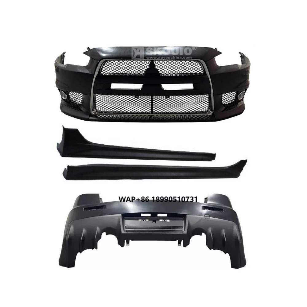 

SKOUIO-GZ-03 Car Body Kit for Lancer Modified Upgrade EVO Front Bumper Rear Bumper Side Skirts