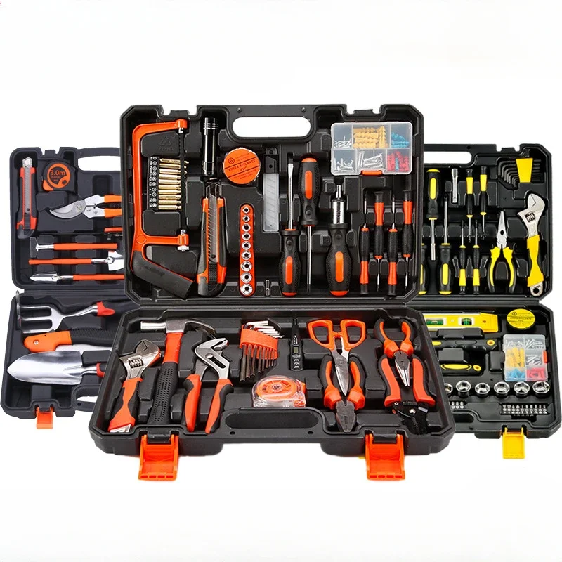 72pcs Set home manual woodworking toolbox Power tools gift repair