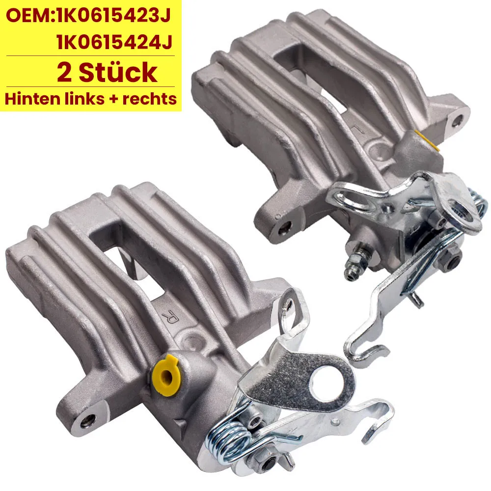 

2pcs Rear Brake Calipers Rear Right&Left for Audi A3 8P1 8PA 8P7 1.6 1.9 2.0 1K0615424A 1K0615423A