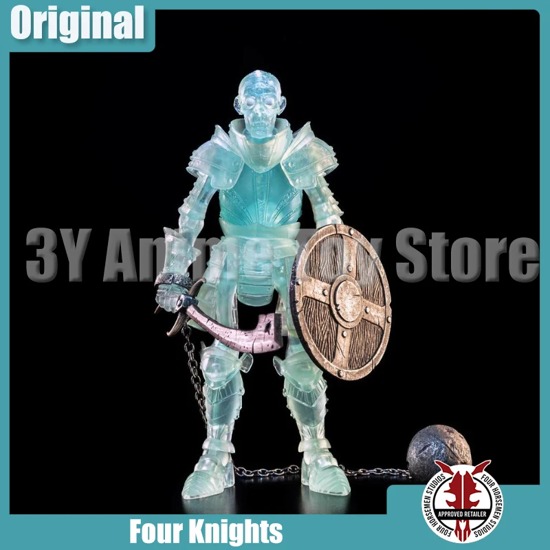 Original Four Knights Studio 1/12 Mythical Legion Agent 7 นิ้วโปร่งใสSkull Action Figureตุ๊กตาคอลเลกชันของเล่นของขวัญ