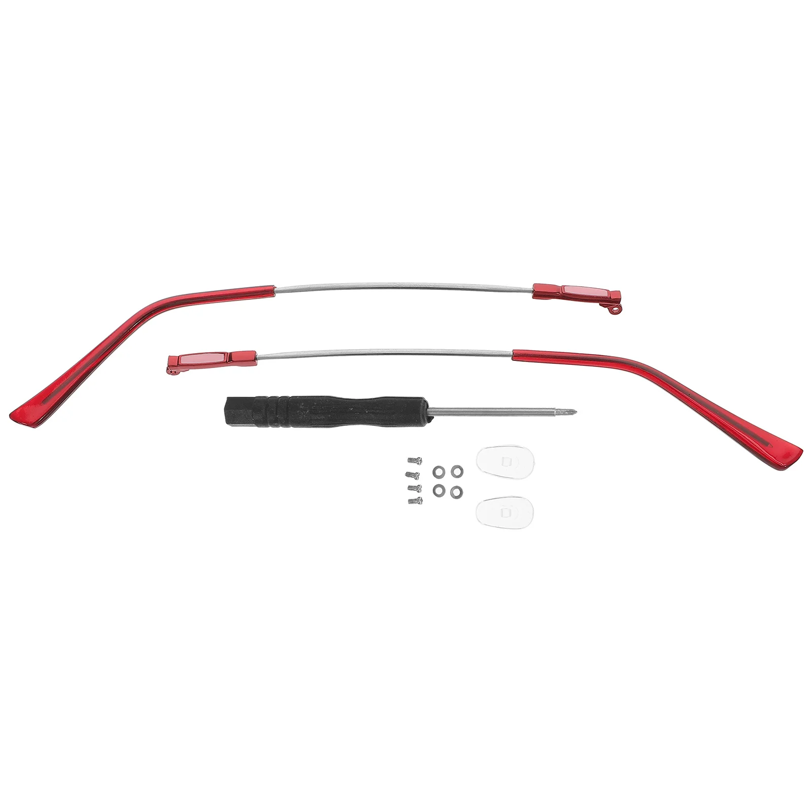 1Pair Memory Legs Glasses Parts Replacement Metal Eyeglasses Arm Universal Replacement Temple Arm Legs for Eyeglasses Repair Kit