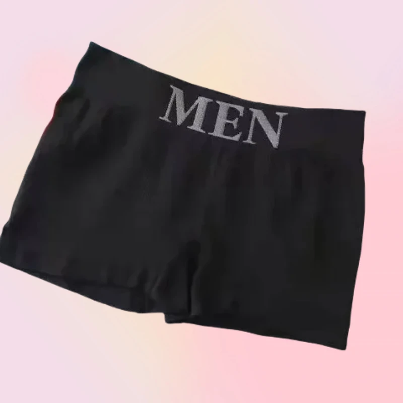 Lot Men\'s Panties Underwear Boxers Breathable Man Boxer Solid Underpants Comfortable Male Brand Shorts Black Blue Underwear