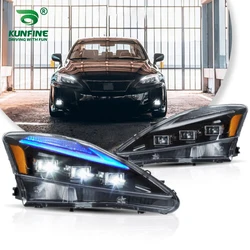 Pair of Car Styling Car Headlight Assembly For LEXUS IS250 2006-2012 LED Head Lamp Car Tuning Light Parts Plug And Play