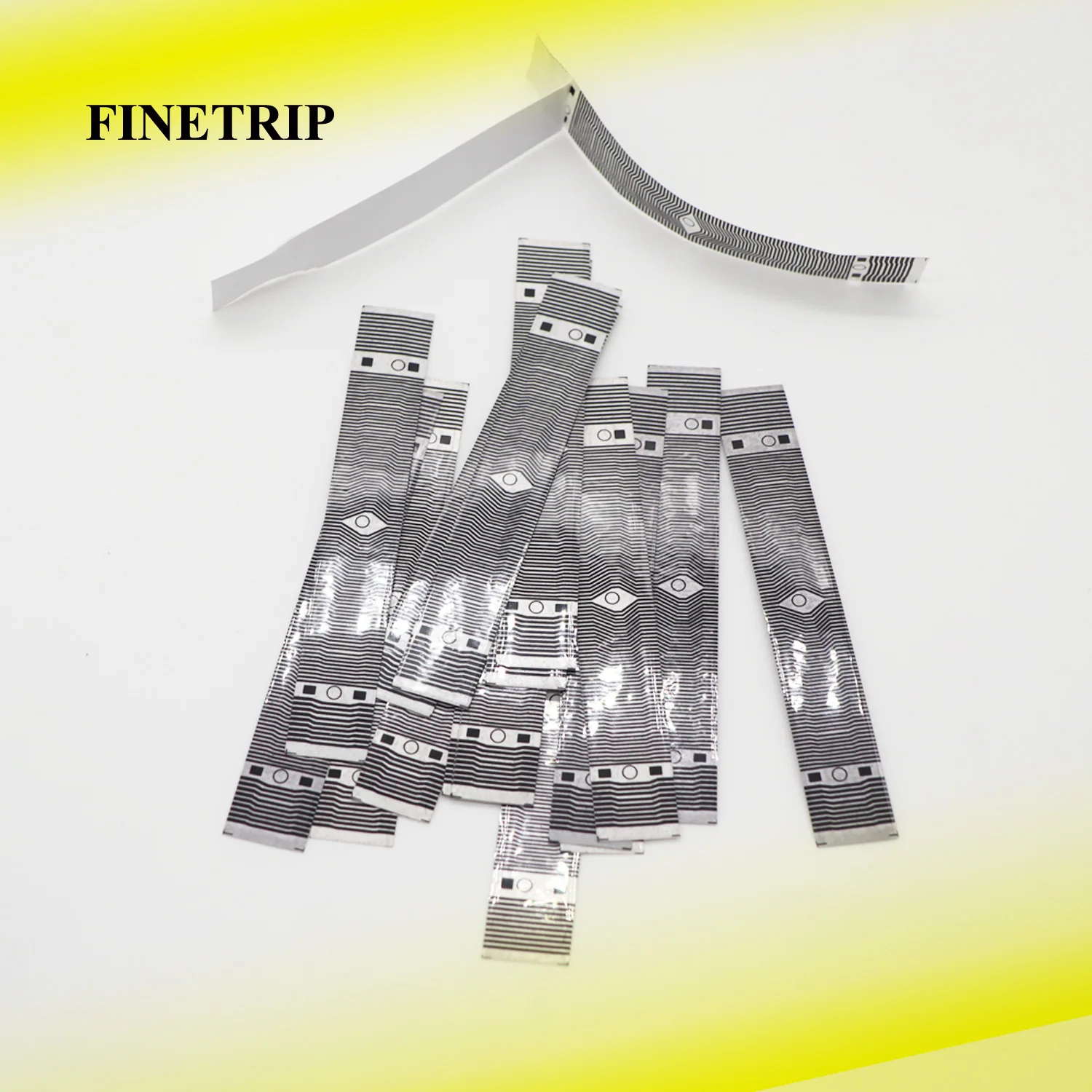 FINETRIP CNPAM For Citroen XM Left Info Display Flex Missing Pixel Ribbon Cable 5pcs