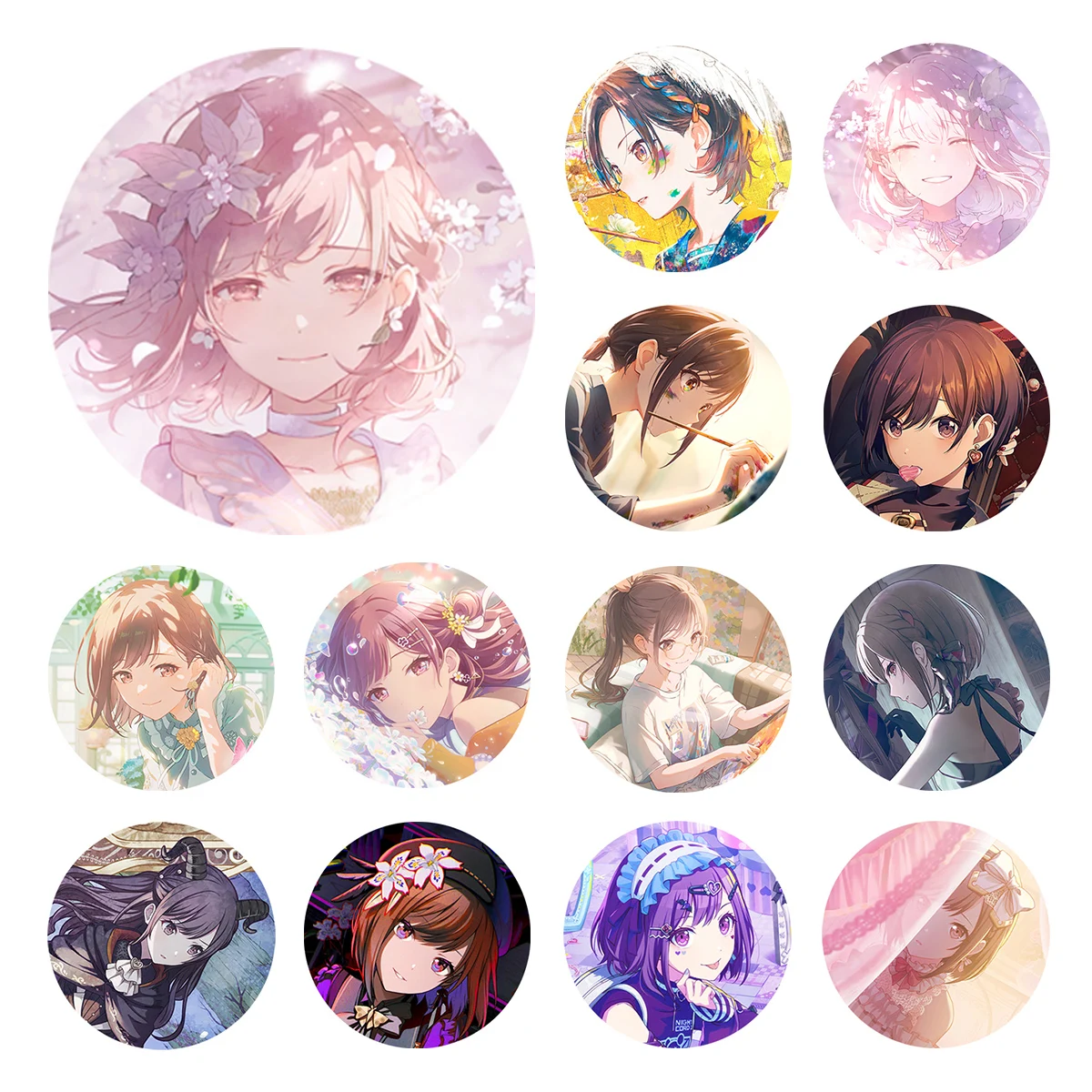 Project SEKAI Anime Shinonome Ena Enanan 25 Nightcord 20251225 50mm Badge Brooch Pins