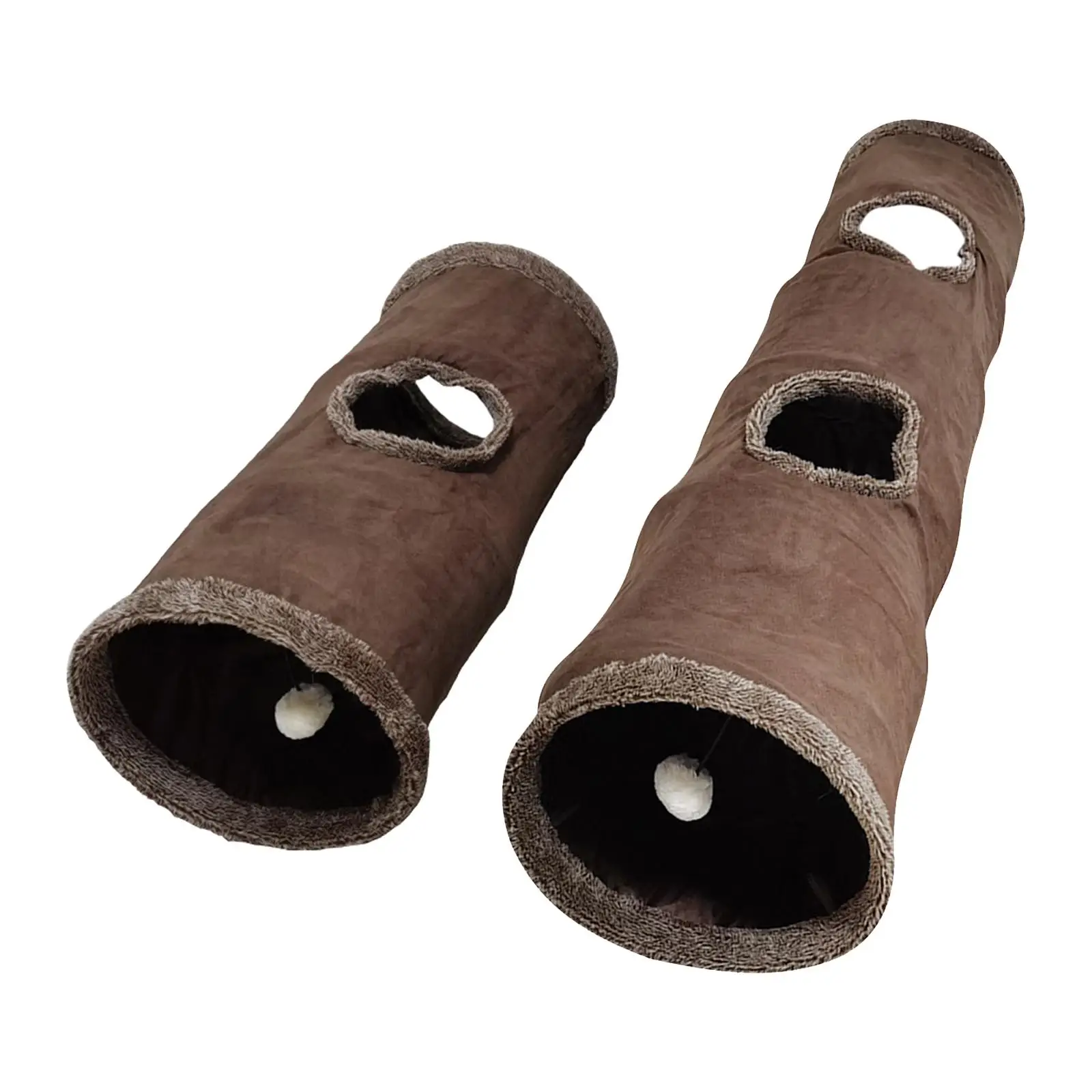Portable Cat Tunnel Interactive Tube Folding Toys Pet Dogs Hiding with Play Ball Portable Cat Tunnel Interactive Tube Folding Toys Pet Dogs Hiding with Play Ball