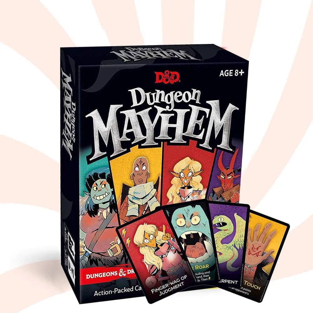 Dungeon Mayhem: Monster Madness Board Game Dungeon Mayhem Dungeons & Dragons Card Game Wizards of The Coast Party Game