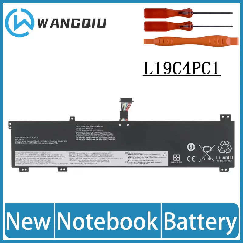 WangQiu L19C4PC1 L19M4PC1 batería del ordenador portátil para Lenovo Legion 5-15IMH05H/15IMH05/15ARH05H/15ARH05 5P-15IMH05H/15IMH05/15ARH05H 80Wh