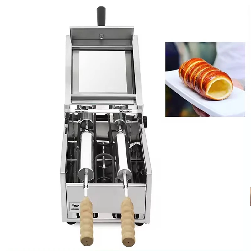 فرن كعكة المدخنة الصغيرة متعددة الوظائف آلة لف كعكة المدخنة المجرية التجارية