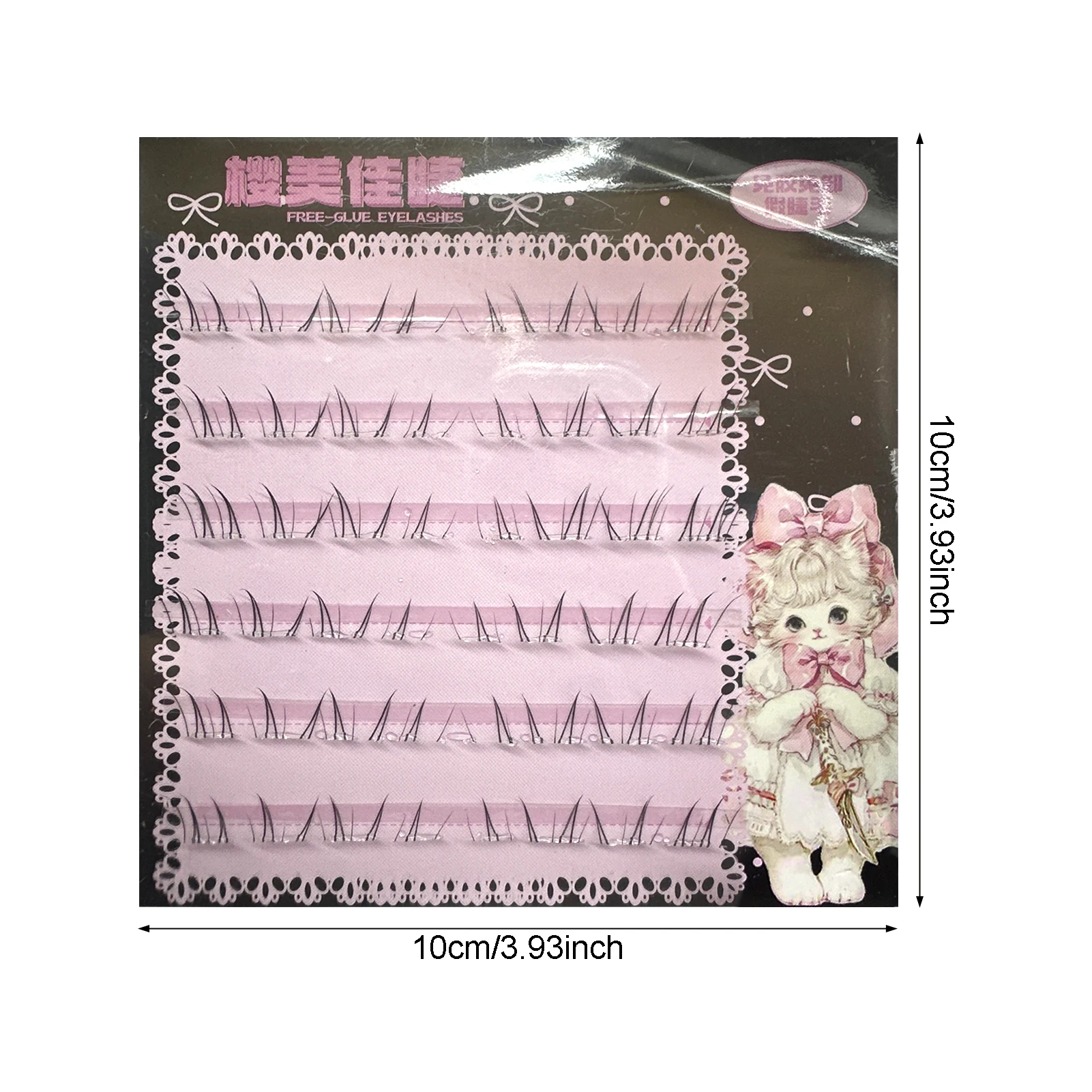 4-6 مللي متر مجموعات الرموش السفلية الفردية لا حاجة للغراء C حليقة سوداء أقل رمش ذاتية اللصق لاش ملحقات تأثيري ماكياج ذاتي الصنع #5