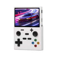 New 3.5-inch IPS screen Linux system handheld game console XGB35 double-player handheld nostalgic P transparent purple gift