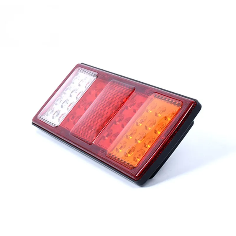 2PCS 24V LED Truck Car Rear Tail Lights Agricultural Vehicle Taillights 2 Inch Led Tail Lamp Truck Van Wagon Lorry Side Light