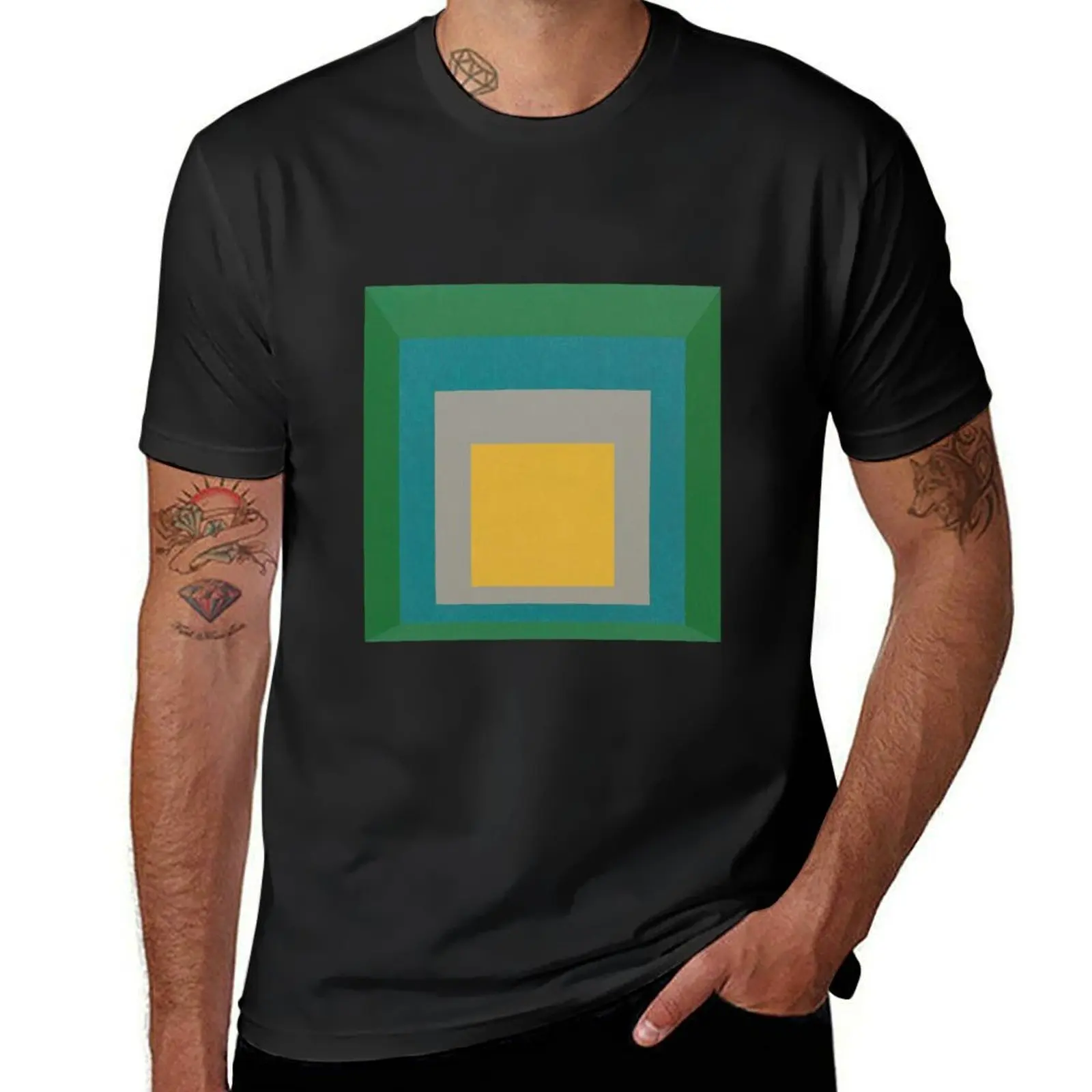 Josef Albers, Homage to the Square: Apparition T-Shirt hippie clothes blanks aesthetic clothes plain t shirts men