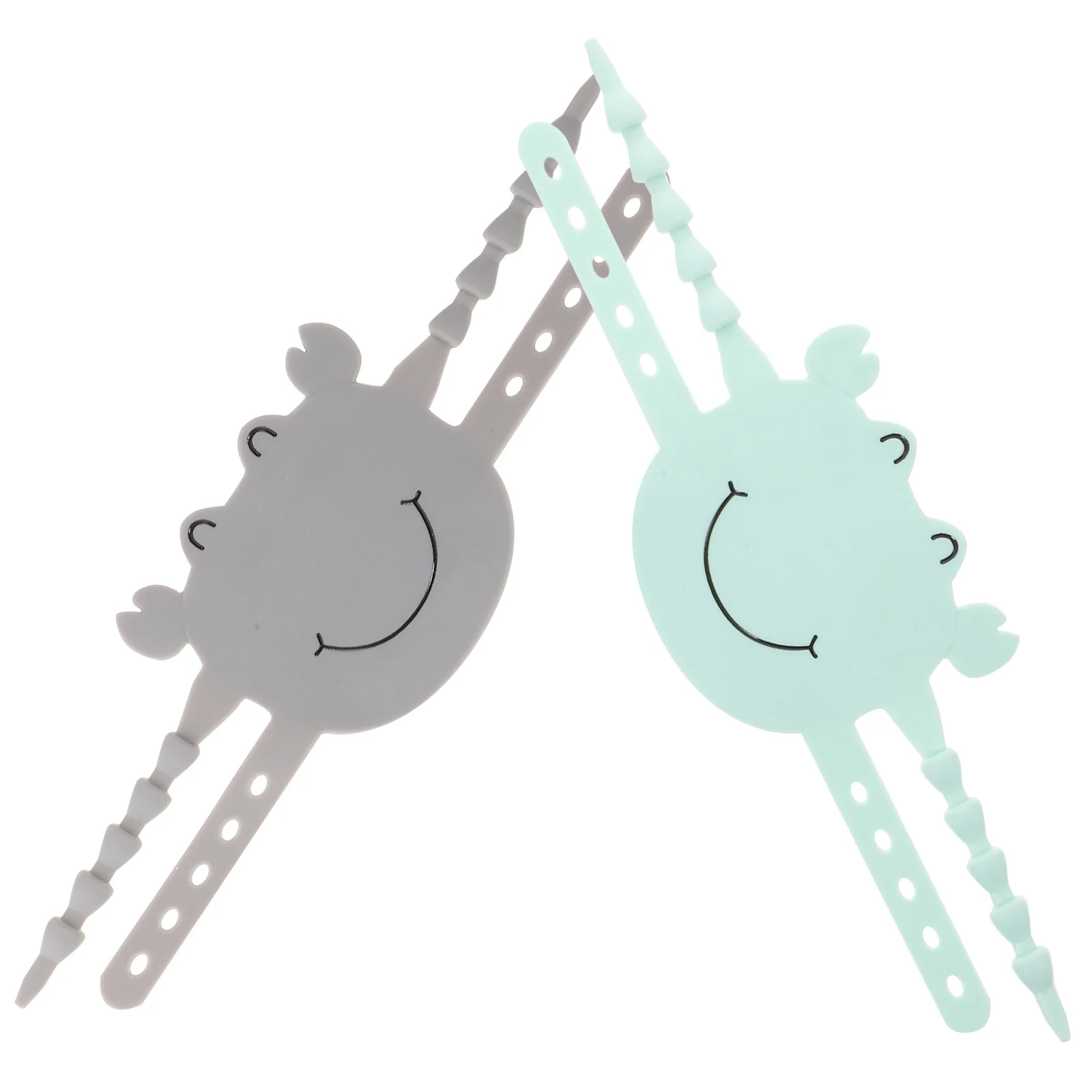 2 قطعة غطاء قفل صامت لمقابض الباب قابل للتعديل الباب سلام سدادة الطفل برهان مزلاج غطاء طفل سلامة المثبط مانع الضوضاء #3