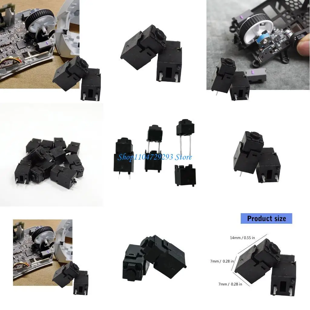 

Y2GD 14mm 2Pin Mouse Microswitch for DeathAdder Scroll Wheel Middle Button