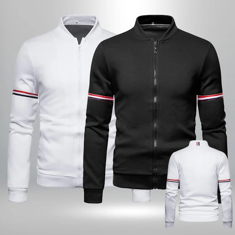 

Модная Новая мужская куртка, модная Повседневная Толстовка с длинным рукавом, мужская бейсбольная куртка, куртка без пальцев