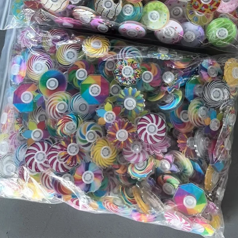 50-10PCS Mini Fidget Spinners Bulk Party Favors Classroom Prizes Anxiety ADD OCD Stress Relief Sensory Toys for Kids Boys Girls - view 6