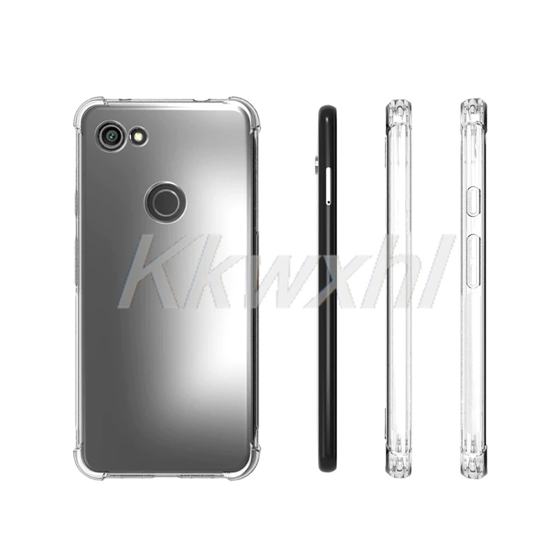 Für Google Pixel 3a XL 3 3aXL Pixel3 3XL G013A G013C G020A G020C Smartphone Original Schutzhülle Weiche TPU Rückseiten-Abdeckung