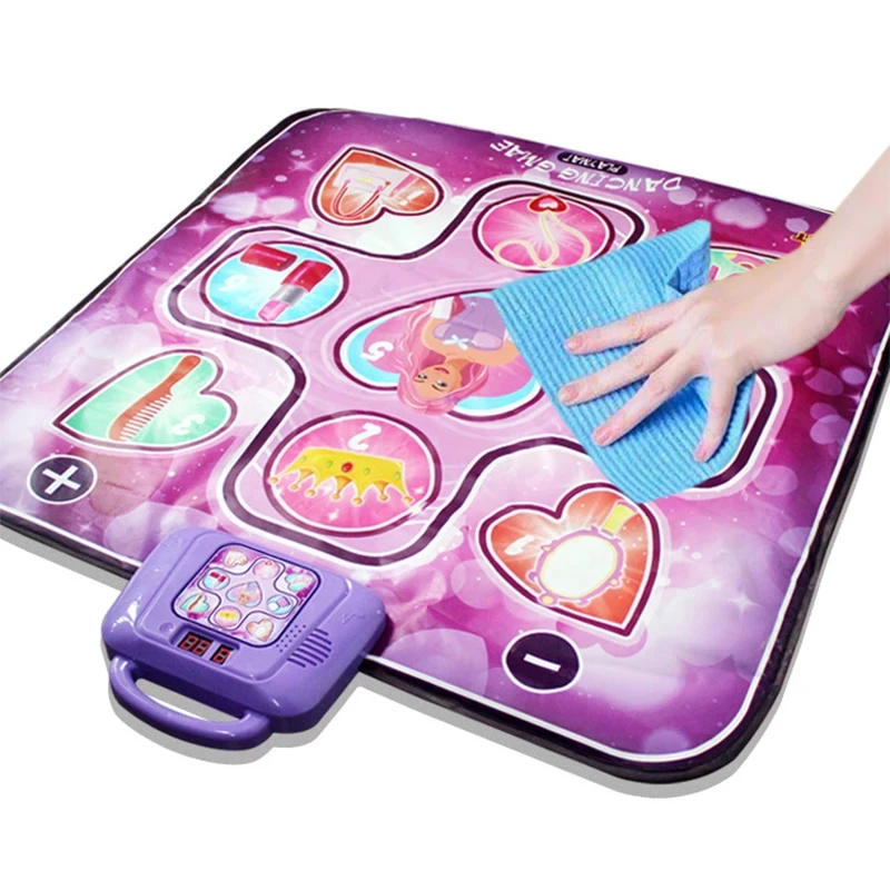 Girl Electronic Music Dancing Mat Pad LED Lights Boy Sport Game Children Sound Play Toy Christmas Birthday Easter Halloween Gift