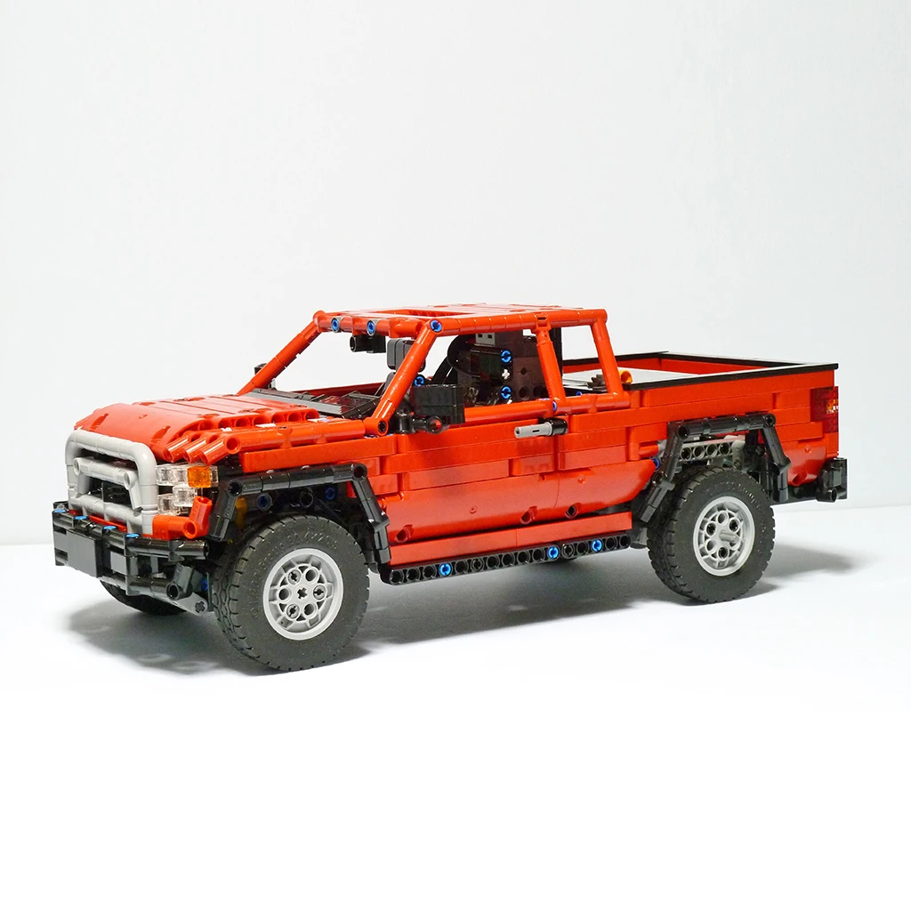 MOC-25520 4WD Pickup Trucks Building Block Radio Control RC Car Toys Buggy High speed Trucks Off-Road Trucks Toys