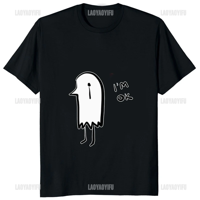 Im Ok Printed Oyasumi PunPun Cartoon Men Tshirt Japan Anime Streetwear Harajuku Otaku T Shirt Hipster Casual Loose Women Tees